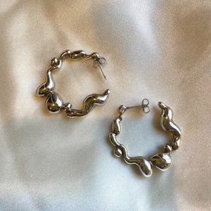 Hannah Jewett Puddle Play Earrings Sterling Silver